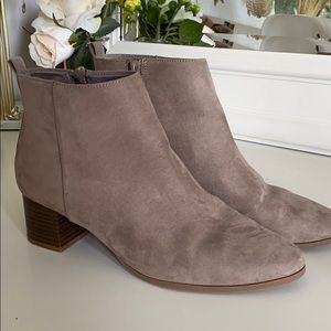 Suede Booties